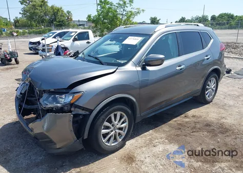 2020 Nissan Rogue Sv Fwd из США, поврежденный, VIN KNMAT2MT5LP514174